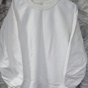Classic White Sweatshirt
